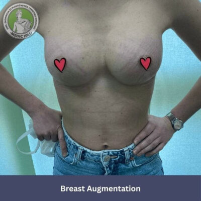 Povecanje grudi u Medic Hill bolnici u Beogradu / Dr Goran Gaces - fotografije pre i posle